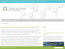 Tablet Screenshot of dexlechem.com